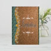 銅エレガント招待状 招待状 (スタンド正面)