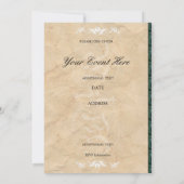 銅エレガント招待状 招待状 (裏面)