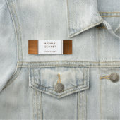 銅エレガント茶色ブラシ仕上げ金属事業 名札 (インサイチュ)