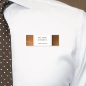 銅エレガント茶色ブラシ仕上げ金属事業 名札