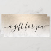 銅エレガント金ゴールド白大理石製化粧アーティスト (正面/裏面)