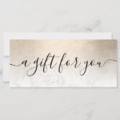 銅エレガント金ゴールド白大理石製化粧アーティスト (正面)