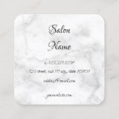 銅エレガント金ゴールド スクエア名刺 (裏面)