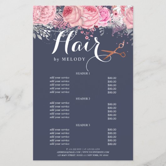 銅エレガント金ゴールド チラシ (正面)