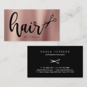 銅エレガント金ゴールド 名刺 (正面/裏面)