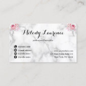 銅エレガント金ゴールド 名刺 (裏面)