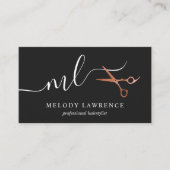 銅エレガント金ゴールド 名刺 (正面)