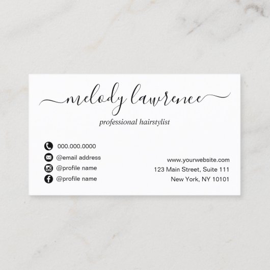 銅エレガント金ゴールド 名刺 (裏面)