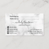 銅エレガント金ゴールド 紹介カード (裏面)