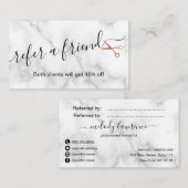 銅エレガント金ゴールド 紹介カード (正面/裏面)