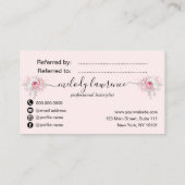 銅エレガント金ゴールド 紹介カード (裏面)