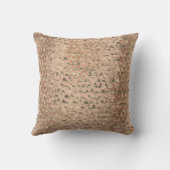 銅グランギーバラ金ゴールドピンクメタリック三角 クッション (裏面)