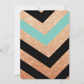 銅グリッターパイナップルカップルズシャワー招待状 招待状 (裏面)