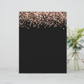 銅グリッター紙吹雪スクラップブック紙 (スタンド正面)