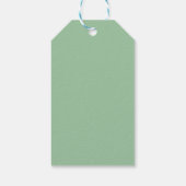 銅グリーンモスクワマールキットサンキューレメッセージカード ギフトタグ (裏面)