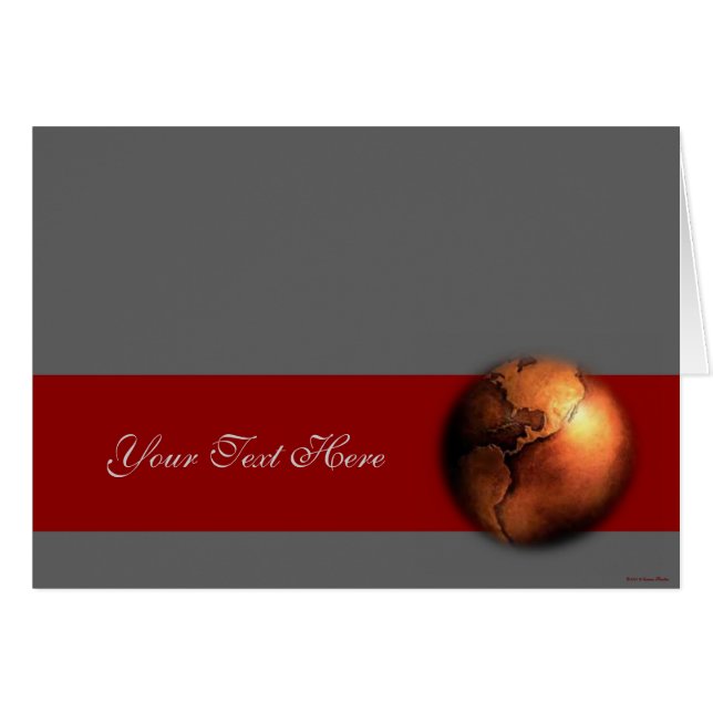 銅グローブカード (正面横)