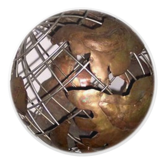 銅グローブ セラミックノブ (正面)