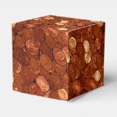 銅コインノベルティマネーパーソナルオフィスボックス フェイバーボックス (裏面サイド)