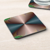 銅コーンが満たす コースター (左側)