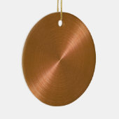 銅シェンクリスマスパーソナライズされたオーナメント セラミックオーナメント (右)