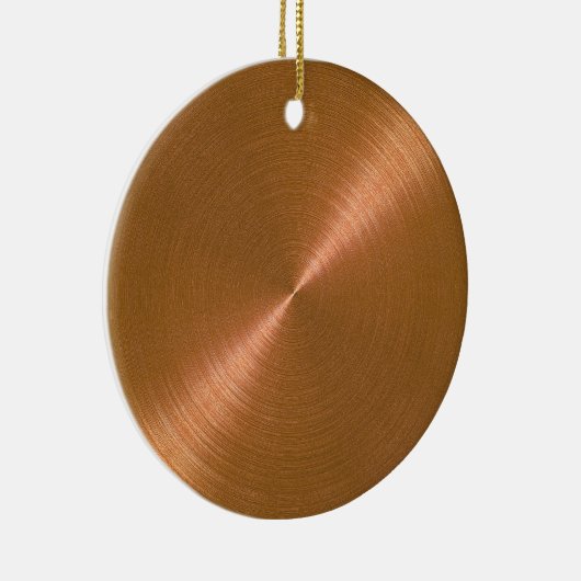 銅シェンクリスマスパーソナライズされたオーナメント セラミックオーナメント (右)