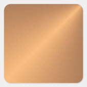 銅シャインスクエアステッカー スクエアシール (正面)