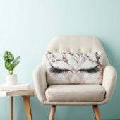 銅シルバーグリッターアイズメイクアップマーブルストーン ランバークッション (椅子)