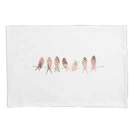 銅シンプルとモダンのフェイク鳥 |ピラロケース 枕カバー