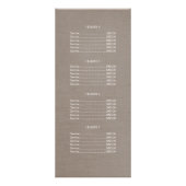 銅シークンヘアスタイリストヘアサロン価格メニュー ラックカード (裏面)