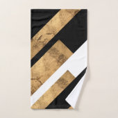 銅ジオメトリックシック バスタオルセット (ハンドタオル)