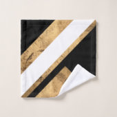 銅ジオメトリックシック バスタオルセット (ウォッシュタオル)