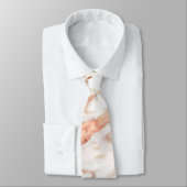 銅スタイリッシュバラ金箔マーブルモノグラム ネクタイ (タイ)