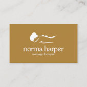 銅ストーンマッサージセラピーウェルネスデイスパ 名刺 (正面)