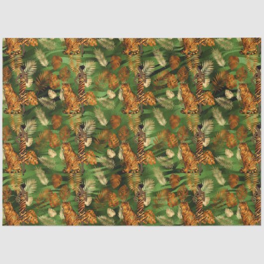 銅タイガーシリーズデザイン5 薄葉紙 (正面)