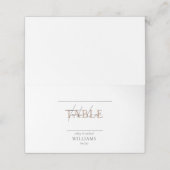 銅タイポグラフィ手書きスクリプ結婚ト プレイスカード (外部開封)