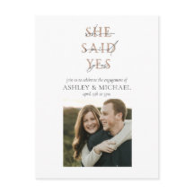 銅タイポグラフィ結婚写真婚約パーティ