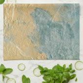 銅ターコイズフェイク仕上げ キッチンタオル (折り畳み)