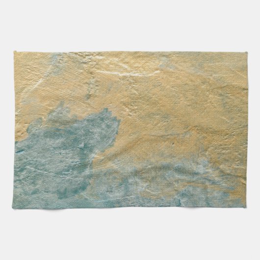 銅ターコイズフェイク仕上げ キッチンタオル (横)