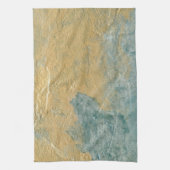 銅ターコイズフェイク仕上げ キッチンタオル (縦)