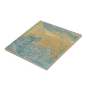 銅ターコイズフェイク仕上げ タイル (側面)