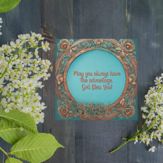 銅ターコイズフローラ枠 シーズンカード