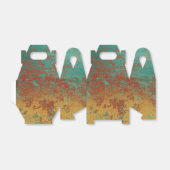 銅ターコイズブルーオレンジブラウン フェイバーボックス (折り畳みなし)