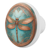 銅ターコイズ額縁トンボ セラミックノブ (右)