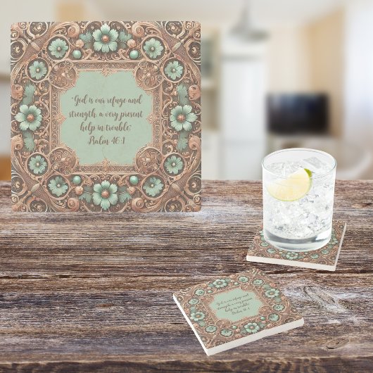 銅ターコイズFillagyフレームのカスタマイズ ストーンコースター