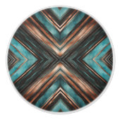 銅ターコイズX セラミックノブ (正面)