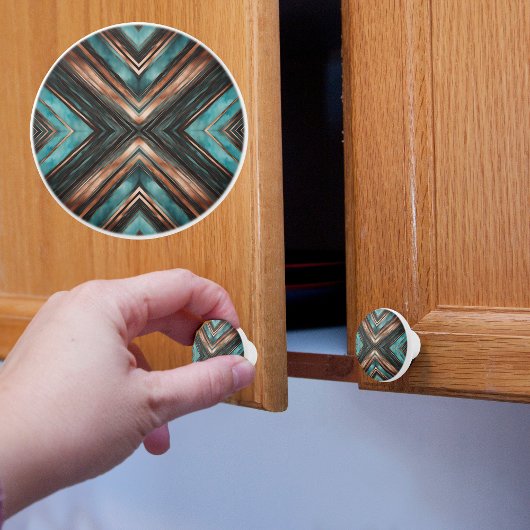 銅ターコイズX セラミックノブ