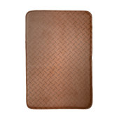 銅ダイヤモンドプレートパターンの外観 バスマット (正面縦)