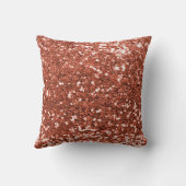 銅チュンキーグリッター モノグラムの クッション (裏面)