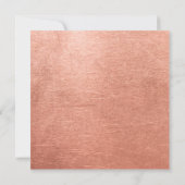 銅テラコッタセージグリーンスクエア日付を保存 招待状 (裏面)