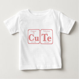 銅テルル (CuTe) -- ピンク ベビーTシャツ